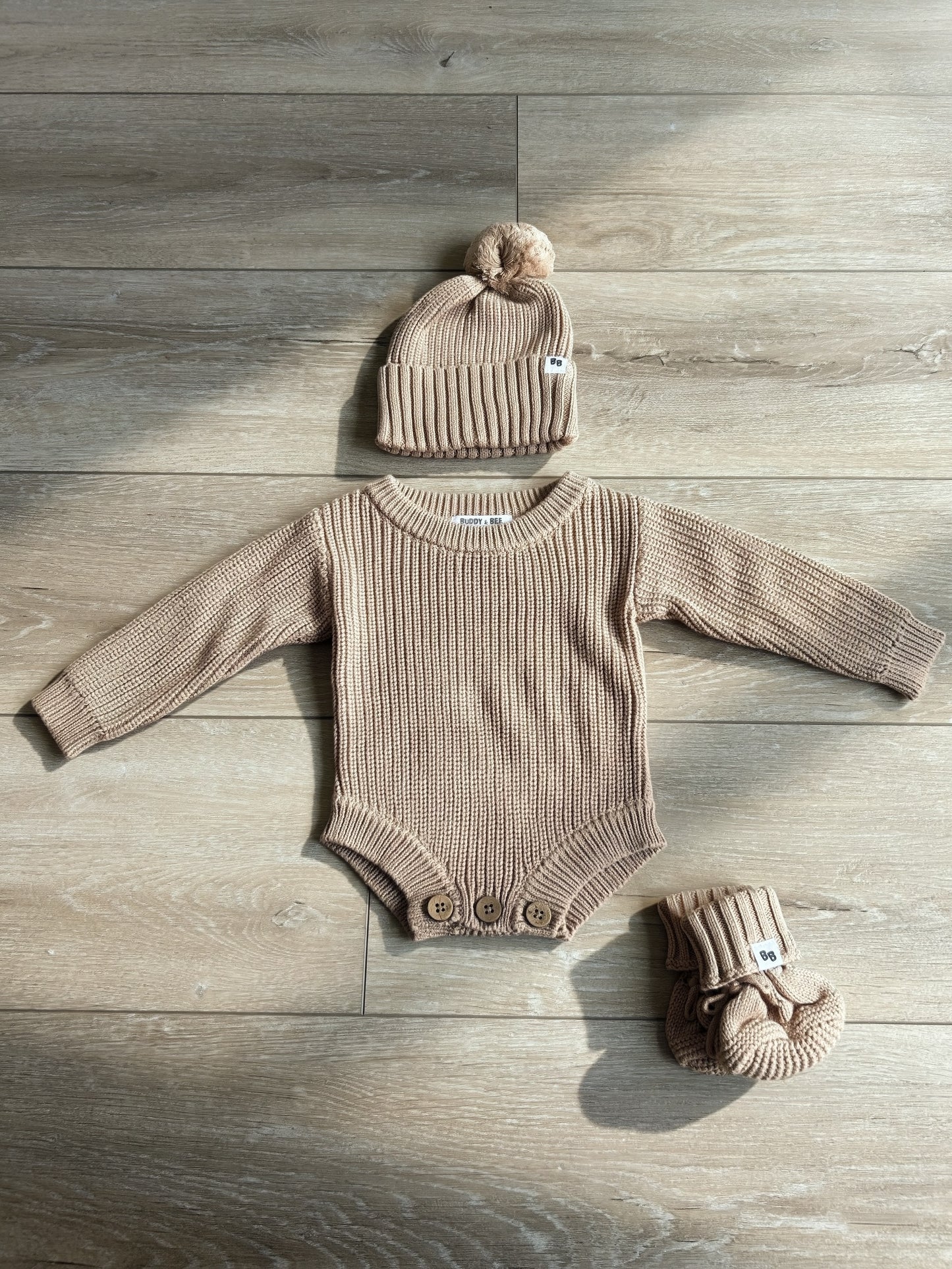 The Theodore Knit Romper ♡ Mocha
