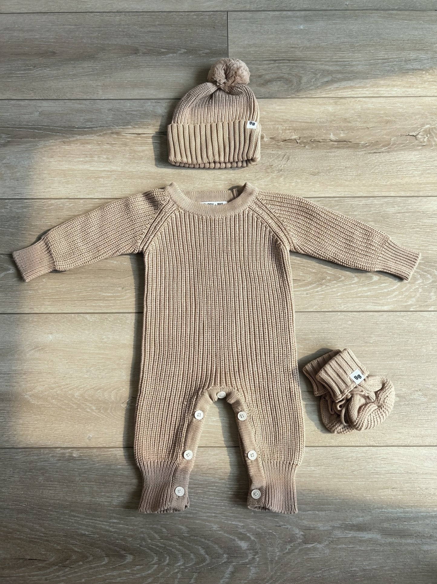 The Aspen Knit Romper ♡ Mocha
