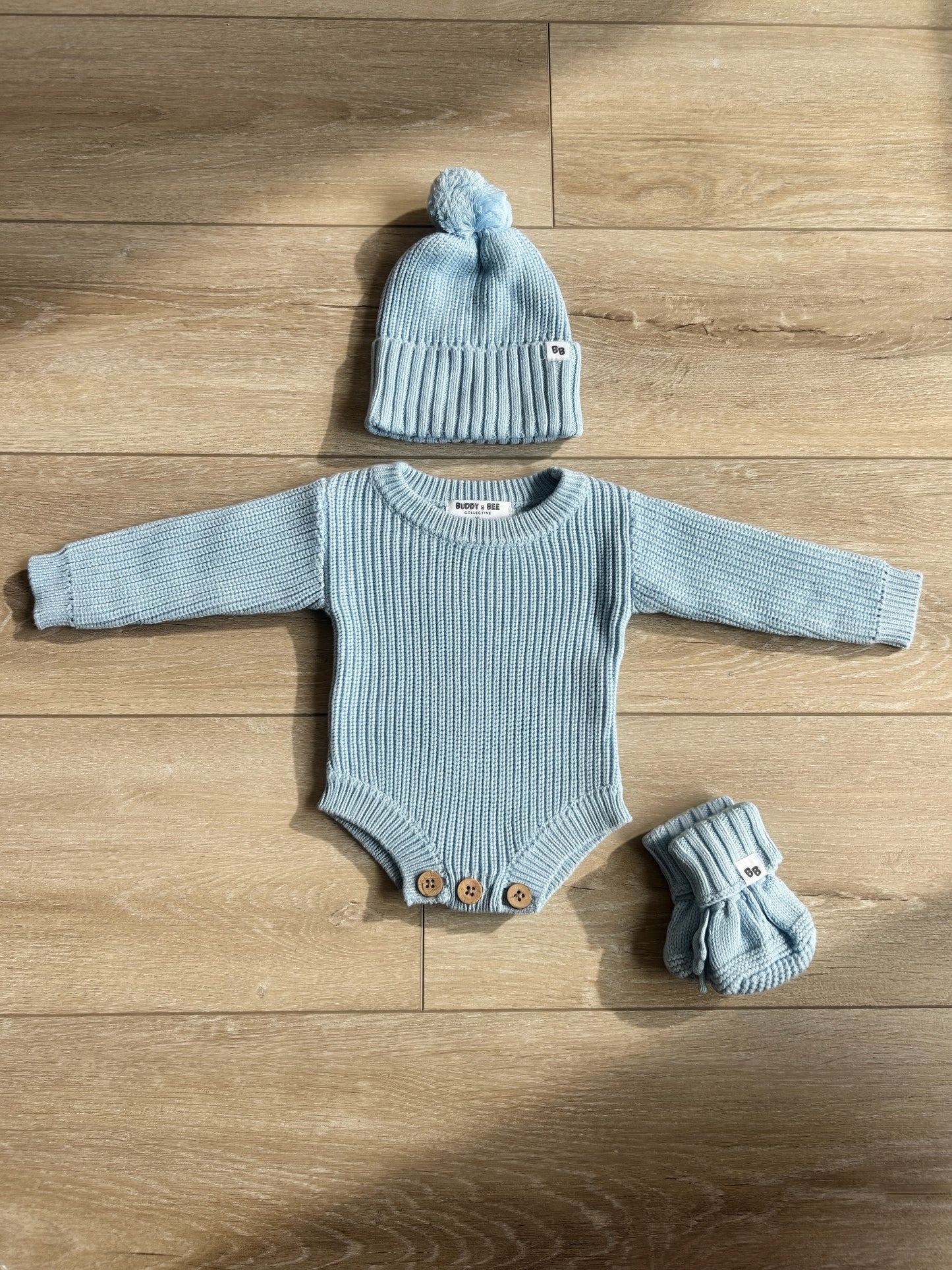 The Theodore Knit Romper ♡ Mist