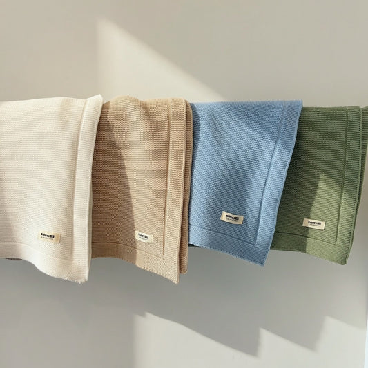 Classic Knit Blanket ♡ Cloud