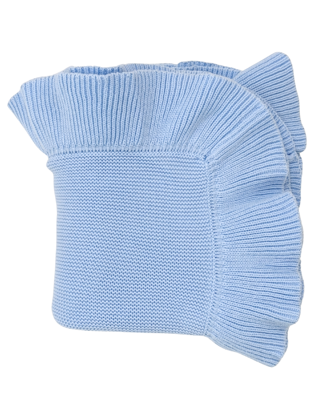 Ruffle Knit Blanket ♡ Mist