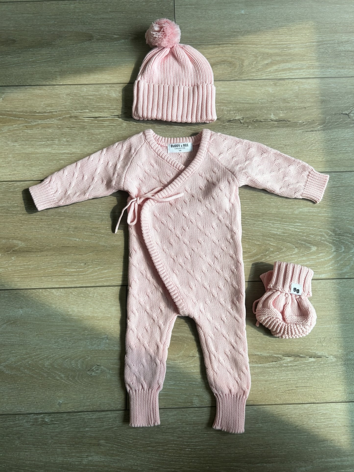 The Harper Knit Romper ♡ Blush